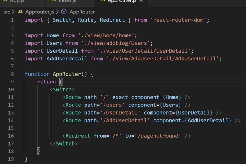 React Router Dom NPM