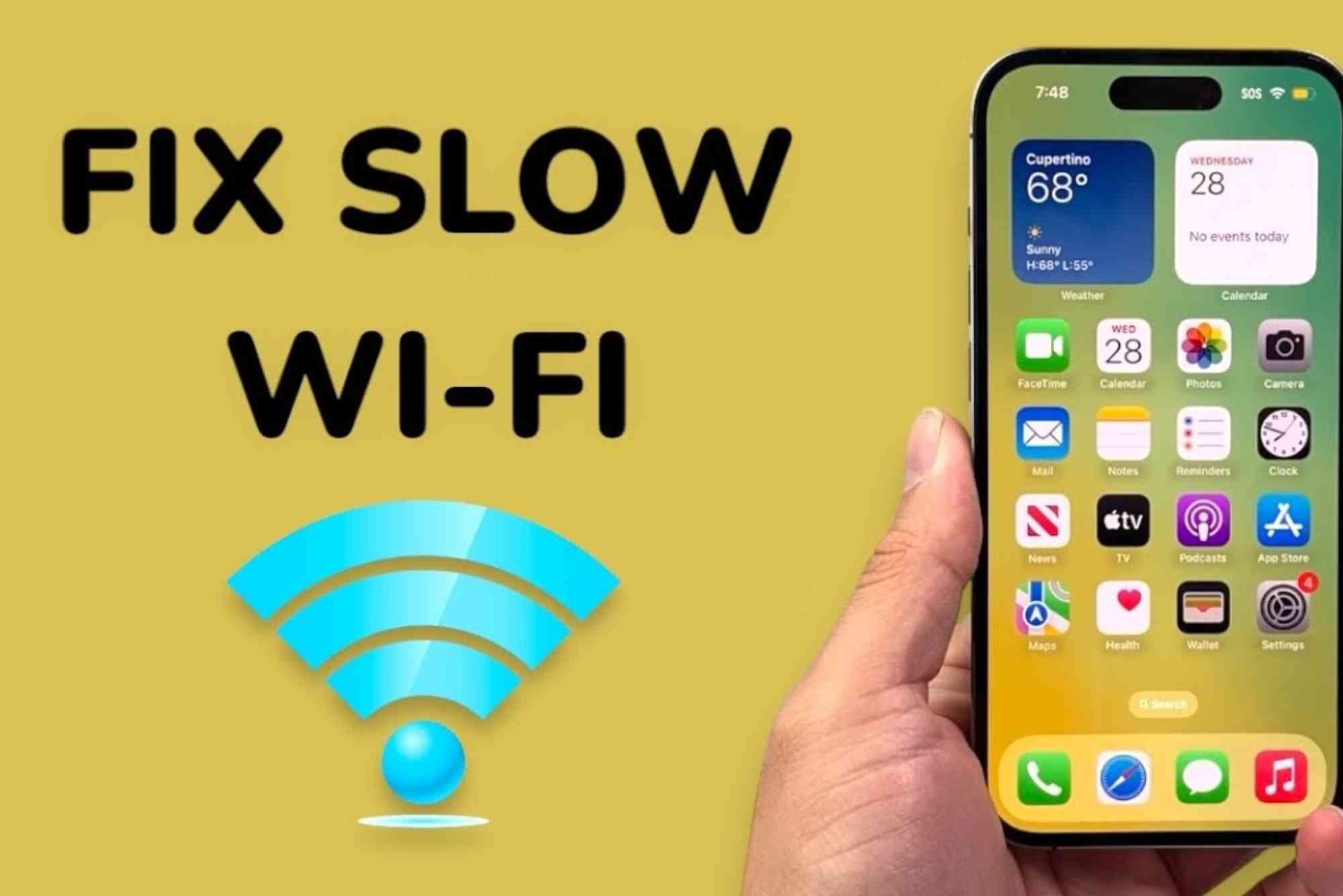 Fix Wi-Fi Slow On IPhone