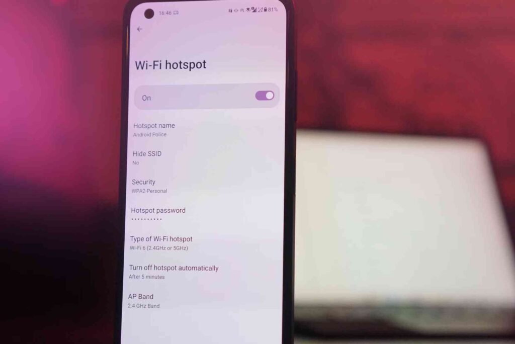 Mobile Hotspot Network Name Change